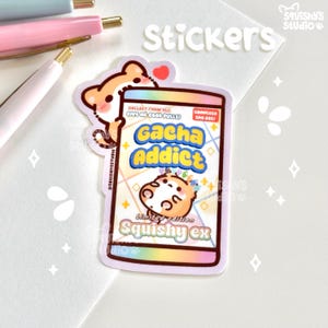Corgi Prismatic Evolutions TCG Pack Gacha Addict Sticker | Kawaii/Funny/Cute Stickers | Laptop/Water Bottle/Journal Stickers