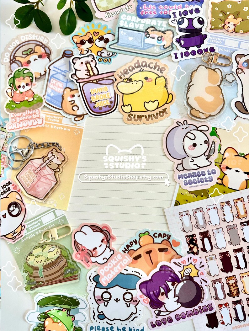 Menace To Society Kawaii Bunny Sticker | Rabbit/Bunny Holding Knife Sticker | Kawaii/Funny/Cute Stickers | Laptop/Water Bottle/Car Stickers image 3