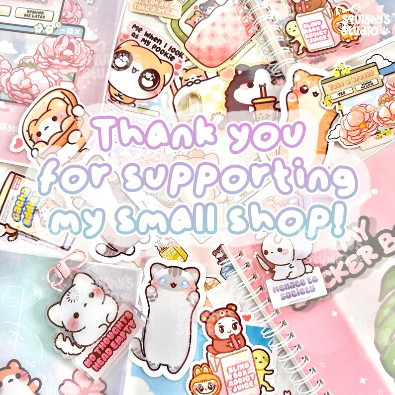 Menace To Society Kawaii Bunny Sticker | Rabbit/Bunny Holding Knife Sticker | Kawaii/Funny/Cute Stickers | Laptop/Water Bottle/Car Stickers image 5