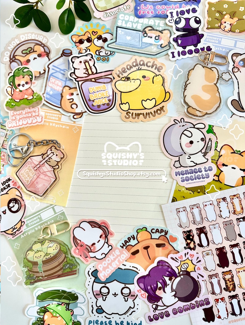 I Love You In Every Universe Cat Sticker | Cute Couple Kitty Stickers | Funny Kawaii Cute Stickers | Laptop/Water Bottle/Journal Stickers image 3