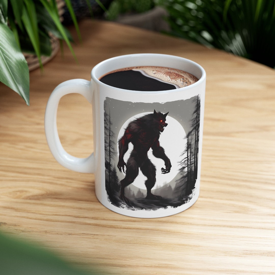 Vixar Taza Con Diseño De Búho Y Fauna Británica Pintada A