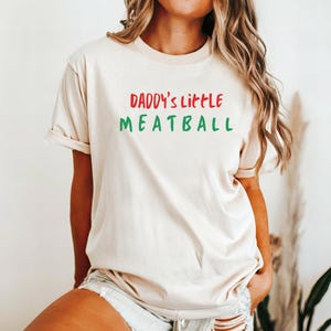 Almôndega do Papai | Camiseta Italiana | Unissex | Presente para Ela | Presente para Ele