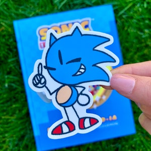 Sonic the Hedgehog Sticker, Sonic Sticker, Gifts for him, Gifts for her, child stickers,