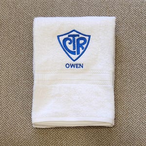 Embroidered CTR Bath Towel