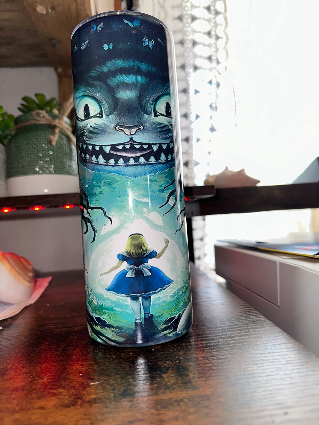 20 Oz Alice in Wonderland Tumbler Etsy