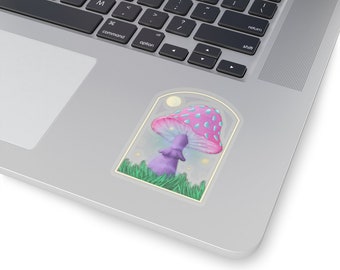 Glowing Mushroom Sticker