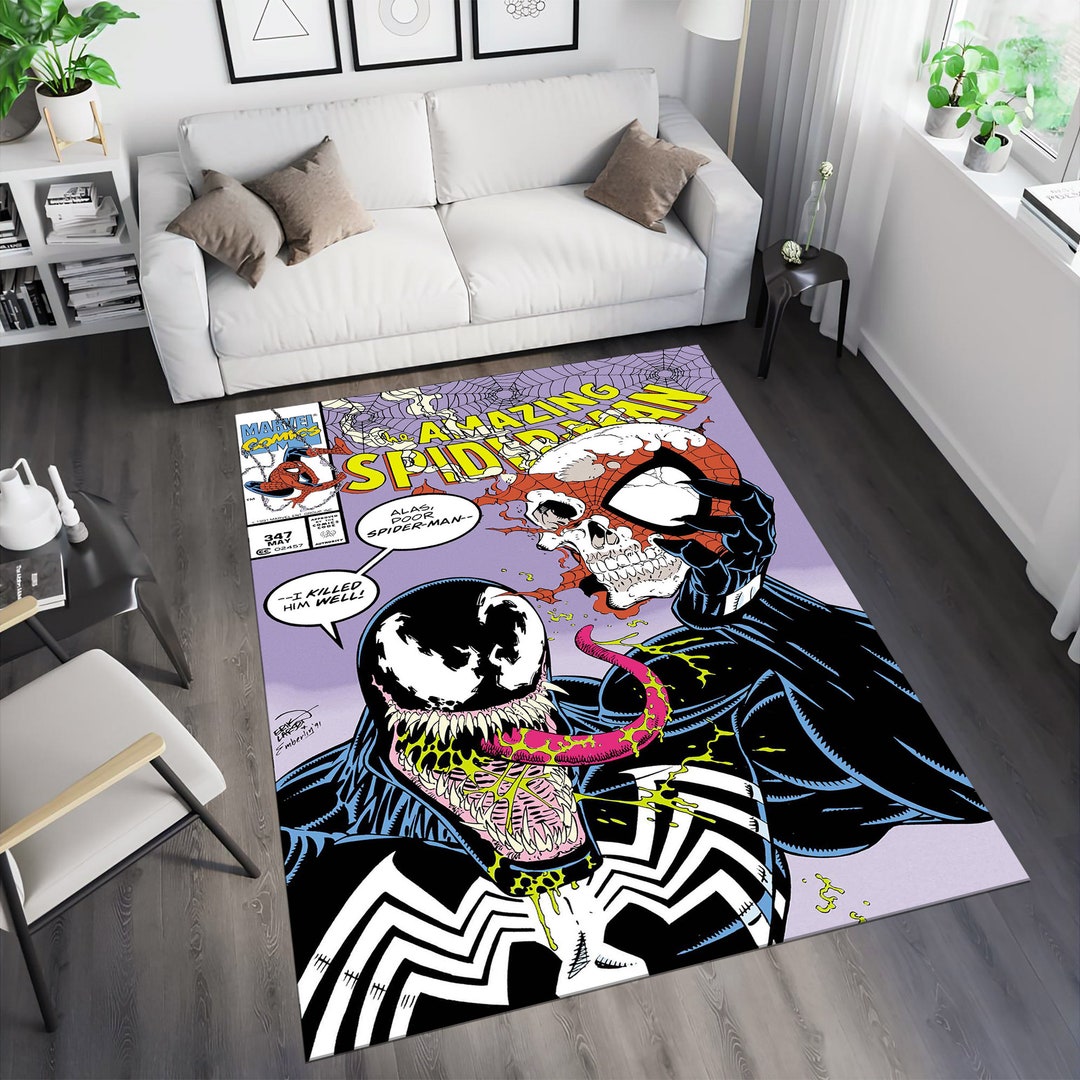 Venom Rug,spiderman Rug,themed Rug,fantastic Rug,area Rug,kids Rug ...