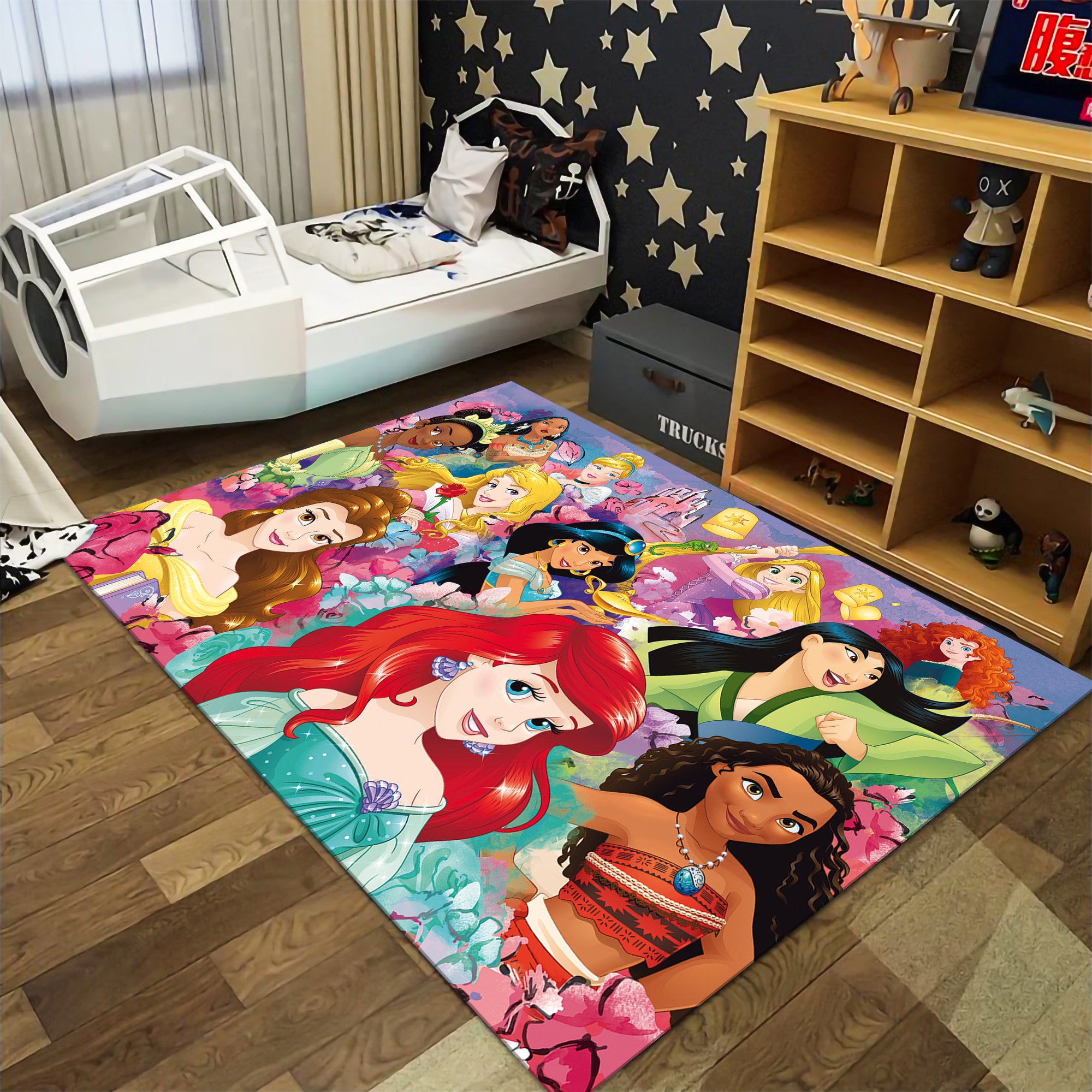 Princess Rug,cute Rug,colorful Rug,kids Rug,custom Rug,personalized Rug ...