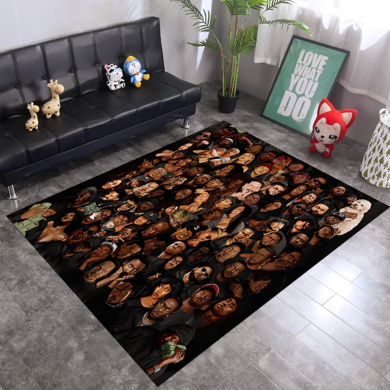 Hiphop Rug,legends Rug,rappers Rug,music Rug,music Decor,music Room Rug ...