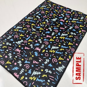 Tapis Spiderman, tapis à thème, tapis fantastique, tapis chaussures, carpette, tapis pour enfants, tapis coloré, tapis pop art, tapis Marvel, cadeau pour lui, tapis minimaliste image 3