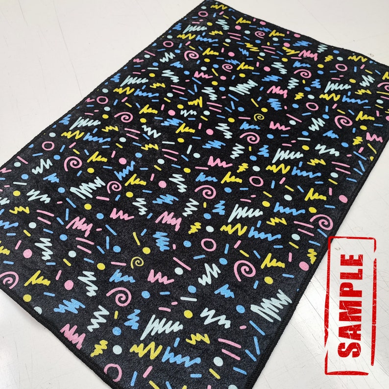 Tapis Spiderman, tapis à thème, tapis fantastique, tapis chaussures, carpette, tapis pour enfants, tapis coloré, tapis pop art, tapis Marvel, cadeau pour lui, tapis minimaliste image 3