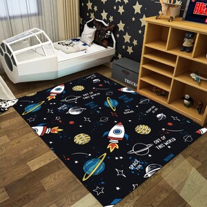 Space Rug,Planets Rug,Cute Rug,Kids Rug,Colorful Rug,Custom Rug,Nursery Rug,Best Rug,Area Rug,Kids Room Rug,Nursery Decor,Gift for Kids