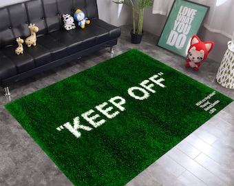 Keep Off, Keep Off Rug, Colorful Rug, Pattern Rug, Modern Rug, Home Decor, Area Rug, Aesthetic Rug, Rugs for Living Room, Housewarming Gift