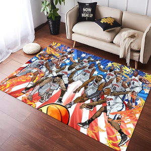 American Football Rug, Football Rug, American Football Teams Rug,Colorful Rug,Sport Rug,Boys Room Rug,Custom Rug,Personalized Gifts,Area Rug