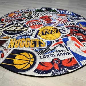 Basketball Rug,Nba Team Rug,Boys Room Rug,Sport Rug,Round Rug,Custom Rug,Hypebeast Rug,Area Rug,Personalized Rug,Unique Rug,Gift For Him image 6