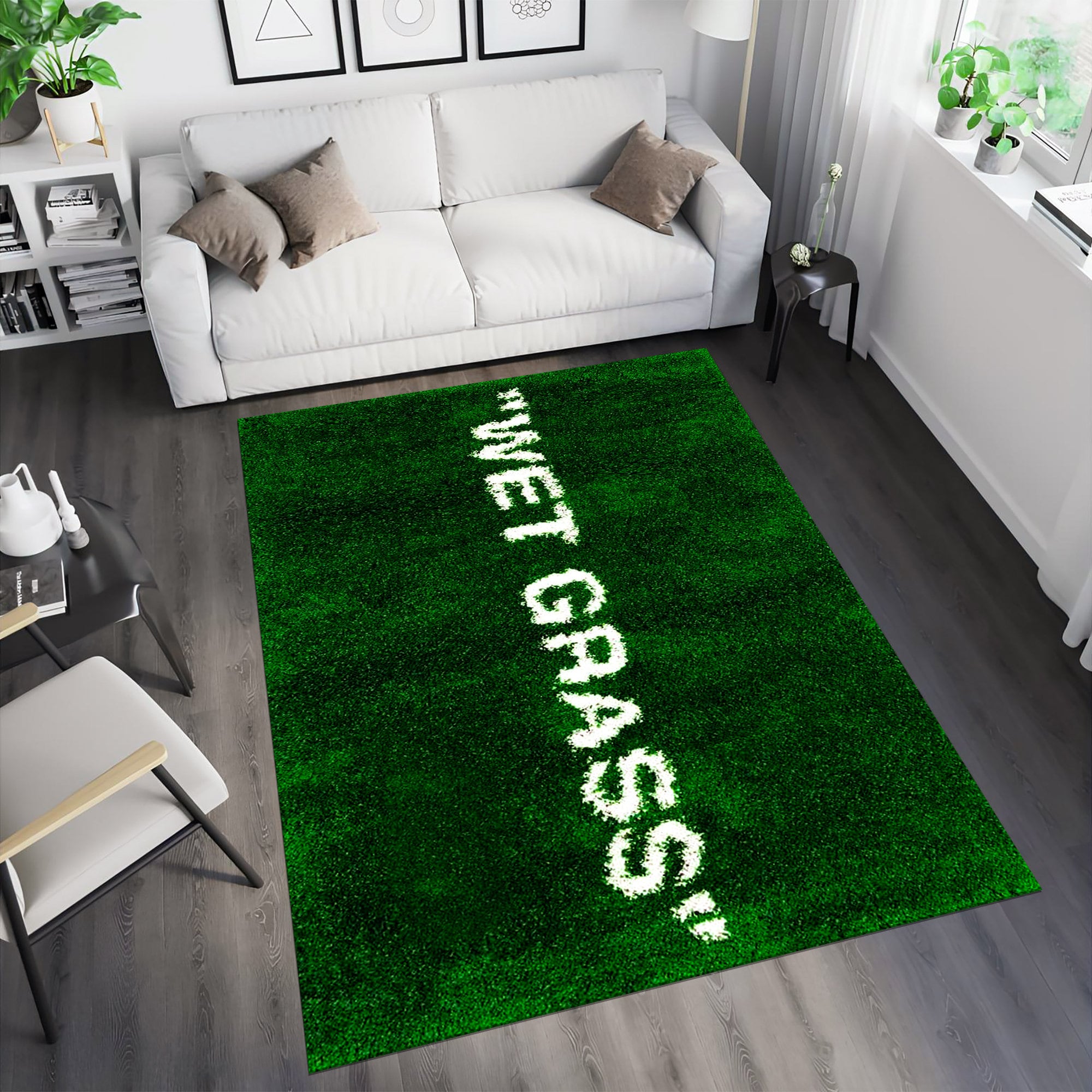 Wet Grass Rug, Grass Rug, Green Rug, Rugs for Living Room, Custom Rug