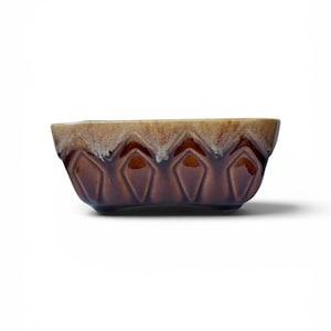 Vintage Brush McCoy Brown Glazed Planter