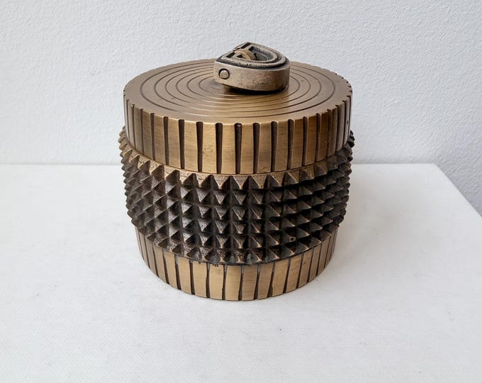 Philip Crangi Spiked Brass Lidded Trinket Box Limited Edition