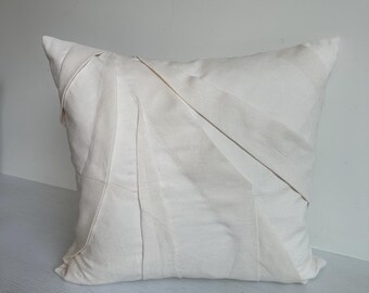 Designer Pillows, Home Decor, Original Designer Pillows, Modern pillows, Hand Made, Linen Pillows, Unique Pillows, Draped Pillows