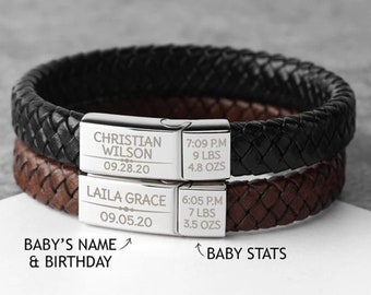 Waterproof Bracelet ,Custom Men&#39;s Engraved Bracelet ,Personalized Men&#39;s Nautical Rope Bracelet, Handwritten Script,
