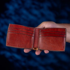Custom Mens Wallet, Leather Snap Wallet, Personalized Leather Wallet, Leather Card Wallet, , Wallet for Man-Woman, Christmas Gifts