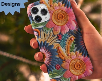 Coque fine Cottagecore à imprimé broderie florale pour iPhone, iPhone 15 14 Plus Pro Max 13 12 11 Pro Max Mini XR XS X 7 8 Slim, cadeau de couture pour elle