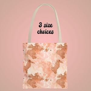 Pink Western Cowhide Print Tote Bag, Trendy Cowgirl Bag, Shopping Book Commuter Weekend Bag, Birthday Gift for Women Teens Mothers Day