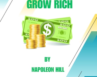 Think and Grow Rich by Nepoleon Hill | A Guide to Becoming Rich | Instant Download