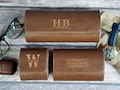 Leather Watch Case,Personalized Travel Watch Box for Him,Customized Leather Watch Case, Travel Watch Case,Grooms Fathers Gift, Gift For Him