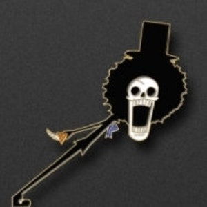 One Piece Live Action Version Pins Merry Color Skull Skeleton Luffy