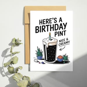 Cartão de aniversário, para imprimir, desejos de aniversário, presente de aniversário, cartão digital, presente para ela ou ele.