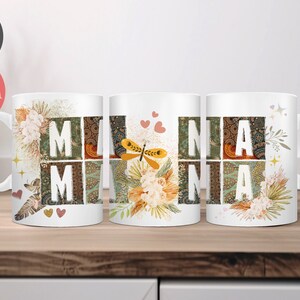 Mother&#39;s Day Gift: mama mug, mama coffee mug, mug wrap, mug design, gift mug, Mother&#39;s Day/Birthday, mothers day mug, gift for mom, mom gift