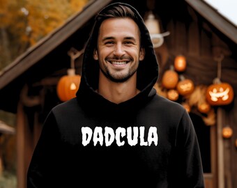 Dadcula, sudadera con capucha divertida para papá para Halloween