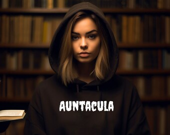 Auntacula Camisas de Halloween a juego para la familia