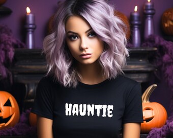 Hauntie camisas de Halloween a juego para la familia