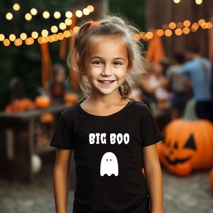 Big Boo Halloween Sibling Shirts