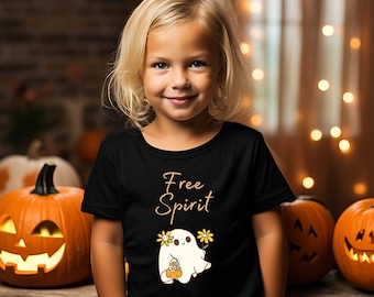 Camisa de Halloween Free Spirit para niños pequeños