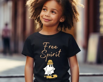 Camisa de Halloween Free Spirit para niños