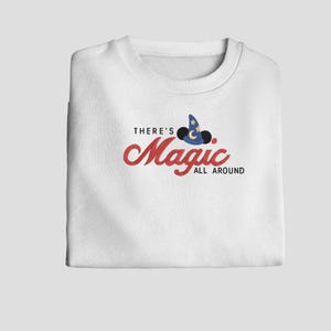 Most Magical Place on Earth Embroidered Sweatshirt | Embroidered Crewneck | Sweatshirt | Gift for Women | Embroidered Hoodie