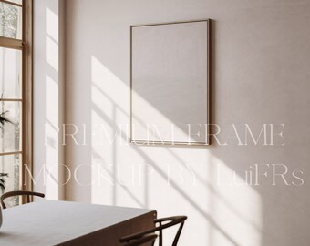 5x7 Frame Mockup, Rustic Scandinavian Interior (Digital Download)