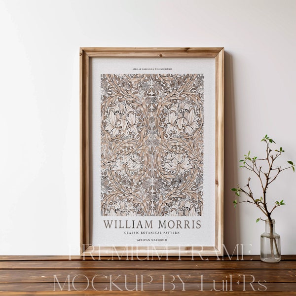 Rustic Vertical Wooden Frame Mockup | Digital Download | Rustic Interior Decor | Wood Frame Mockup | Primitive Frame Mockup | Print Mockup.