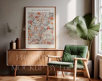Vertical Frame Mockup | DIN A, Moody Lighting PSD (Digital Download)