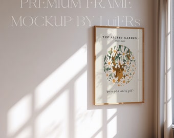 Light DIN A Frame Mockup | Interior Poster, Art Print (Digital Download)