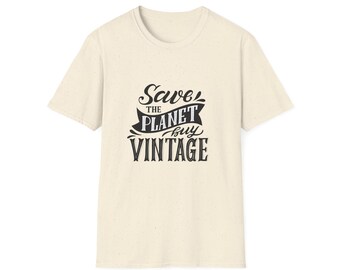 Save The Planet Buy Vintage T-Shirt | Eco Vintage Graphic Tee