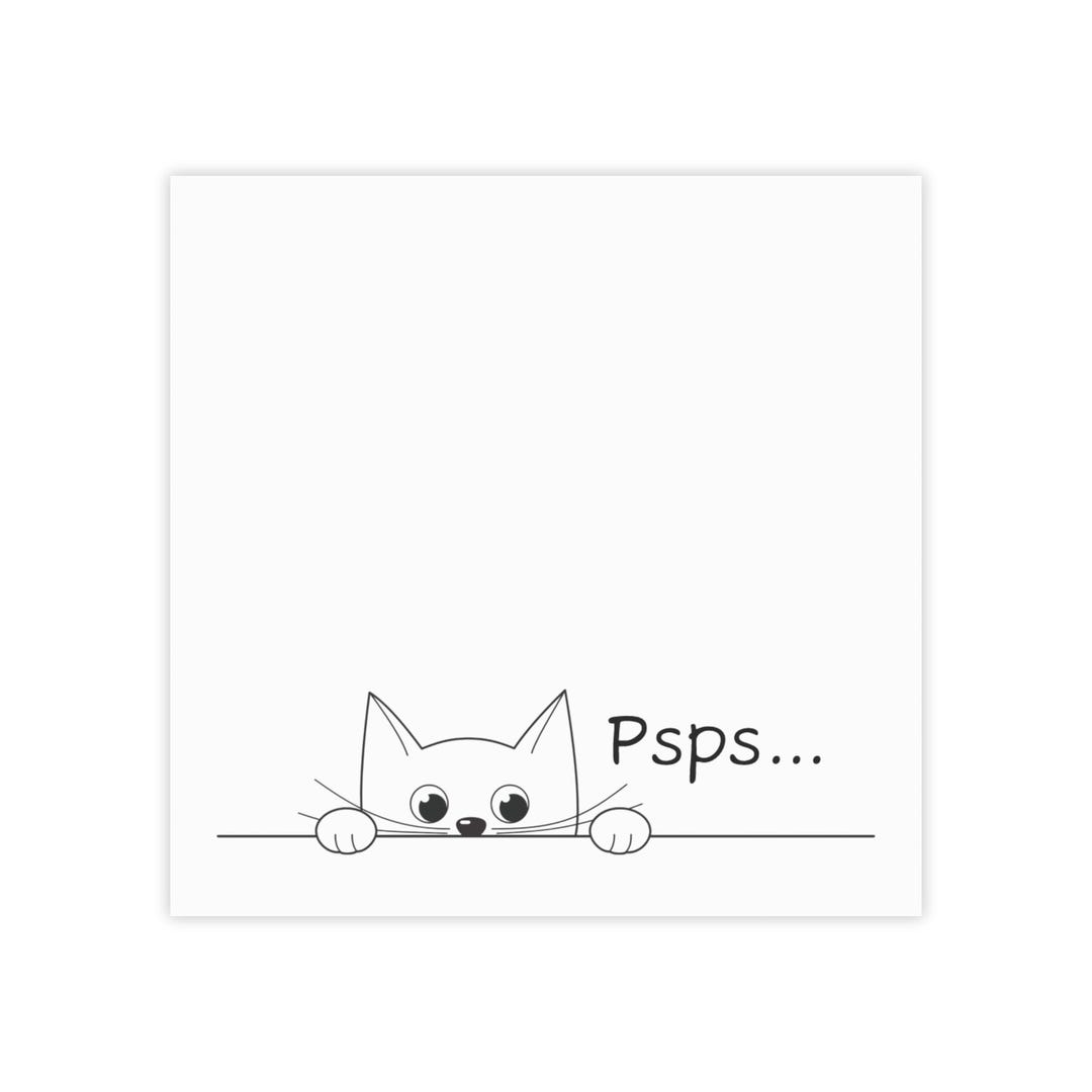 Cat Peek Post-it Note Pads: Funny Kitty Sticky Notes - Etsy