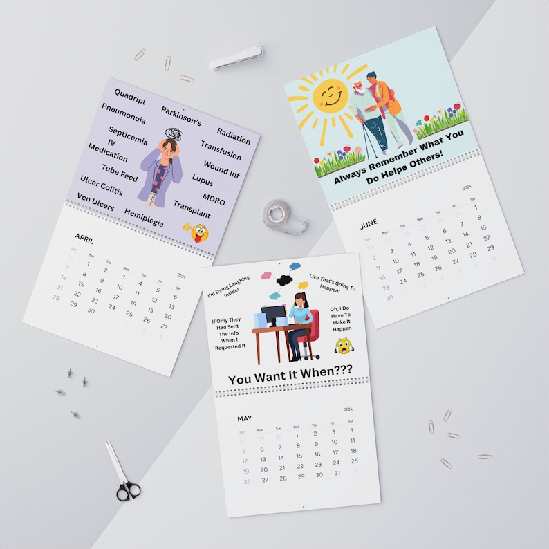 MDS Nurse Calendar, MDS Calendar, MDS Nurse, Mds Nurse Gift, Mds Nurse