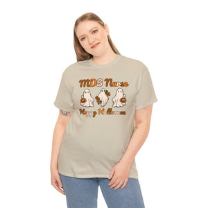 MDS Nurse Halloween, MDS Nurse Halloween shirt, mds nurse ghost, mds nurse boho, mds nurse orange, mds nurse pumpkin, Size Chart in photos