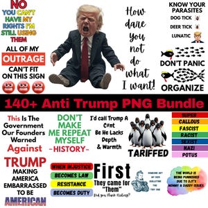 Anti-Trump-kleding png-bundel Weerstand tegen Trump png PNGEgg