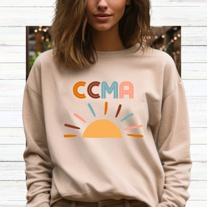 CCMA sweatshirt, ccma, ccma shirt, clinical medical assistant, medical assistant shirt, medical assistant sweatshirt, Size Chart in photos