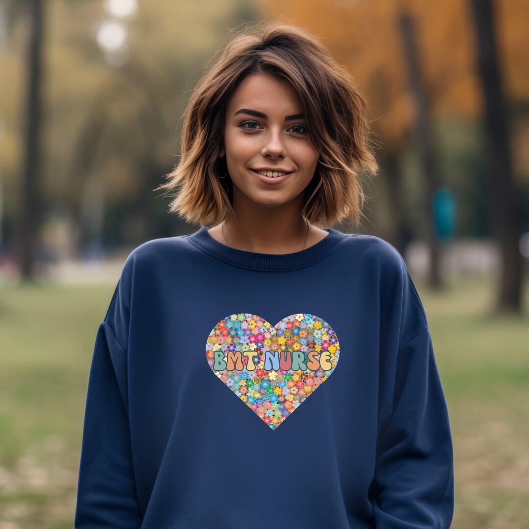 BMT Nurse Sweatshirt BMT Nurse Christmas BMT Shirt Bmt Etsy
